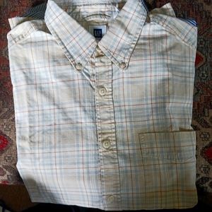 GAP SHORT SLEEVE CASUAL SHIRT (M)